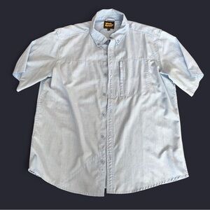 Work N Sport light blue button up shirt